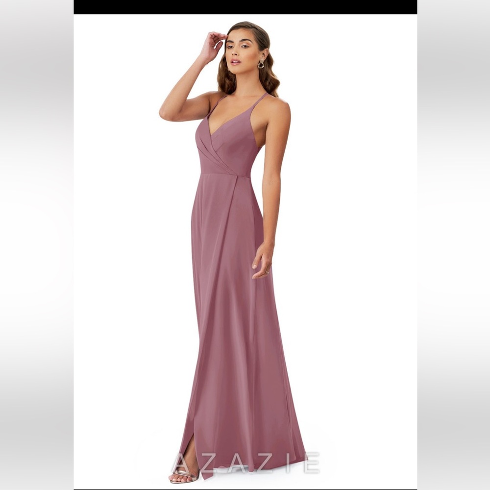 Azazie Davis Bridesmaid Dress Vintage Mauve